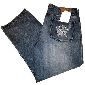 Pepe 73 Jeans London Men’s 42x32 73 Logo RN #97628 UK-W11/44 Distressed NWT
